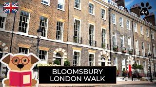 London Bloomsbury Walk - Walk with Wilbur [4K]