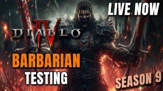 LUNGING WHIRLWIND & Earthquake Season 9 TEST LIVE - Diablo 4