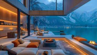 Sweet Winter Jazz Music - Smooth Jazz Background Music In A Warm Living Room Space To Relax