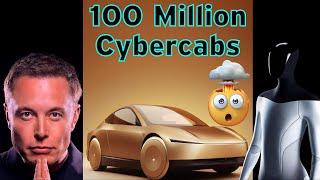 100 Million Cybercabs? Elon Musk Tesla Robotaxi Event