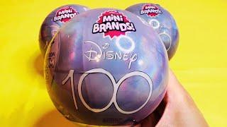 [ASMR] UNBOXING 100 DISNEY MINI BRANDS| NO TALKING