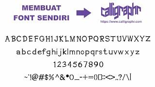 PART 2 - Cara Membuat FONT Melalui WEBSITE Pembuat Font