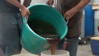 Extracting 82 pounds of honey from a single feral bee hive.