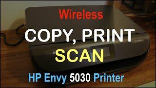 How to COPY, PRINT & SCAN with HP Envy 5030 all-in-one Printer review ?