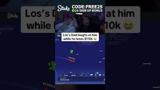 LosPollosTV loses $110,000 on the plane game  #stake