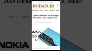 TEKNO: Deretan Handphone Nokia Teranyar 2024 Diklaim Setara DSLR, Yakin? #inidataid #nokia