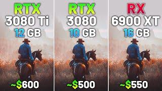 RTX 3080 Ti vs RTX 3080 vs RX 6900 XT - Test in 12 Games in 2024