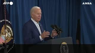 Biden dopo l'attentato a Trump: "Non possiamo essere cosi'"