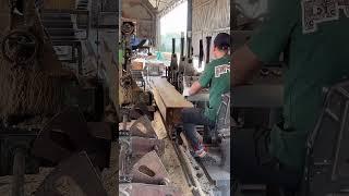 Wood Sawing Process #wood #sawing