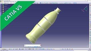 PET - Bottle - Part 1 - Catia v5 Training - Generative Shape Design