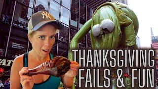 Happy Thanksgiving! Parade and Turkey Fails! Holiday Fun with Chrissie Mayr