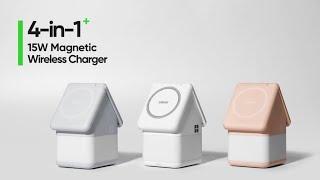 Now on Kickstarter: 4-In-1 15W Magnetic Wireless Charger House: Duzzona