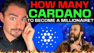 How Much Cardano To Be A Millionaire? (ADA Price Prediction 2025) Cardano Founder BREAKING NEWS!