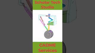 #mechanism #animation  #animation3d #aerospaceengineering #mechanicalengineering   #cadcammechanical