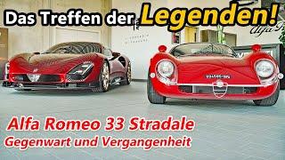 Alfa Romeo 33 Stradale: Gegenwart trifft Vergangenheit - zwei Autos, ein Charakter! | Garagengold