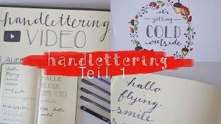 Hand Lettering, die besten Stifte und Schriftarten #1