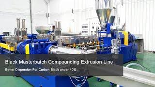 Carbon Black Masterbatch Compounding Extruder For Ecuador Customer - Kerke