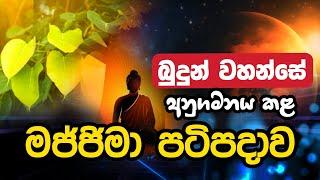 බුදුන් වහන්සේ අනුගමනය කළ මජ්ජිමා පටිපදාව | Daham Atuvawa