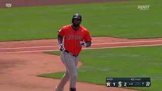 Yordan Alvarez's homer into upper-deck