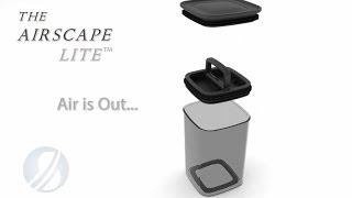 The AirScape Lite Kitchen Canisters for Food Storage