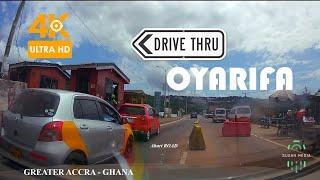 Oyarifa Road Drive from Adenta in Accra Ghana 4K