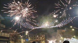 New Year Fireworks Rome Italy///