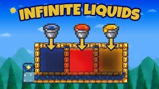 How to do the Infinite Liquid Glitch in Terraria