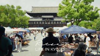 Kyoto Shopping Stroll | Pottery Festival, Kobo Market at Toji Temple | End of Summer vlog