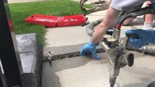 Concrete lifting- Sidewalk