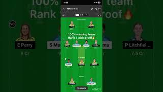 IND W vs AUS W 3rd T20 Dream11 Prediction, India Women Vs Australia Woman Dream11 Team, IN-W vs AU-W