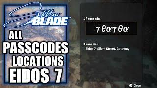 Stellar Blade - All Passcode Locations Eidos 7