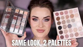 Huda Beauty Icy Nude Palette vs. ColourPop Stone Cold Fox | Icy Nude Eye Look