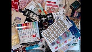 Joann Paper Crafting Clearance Haul and other paper crafting and stitching goodies!