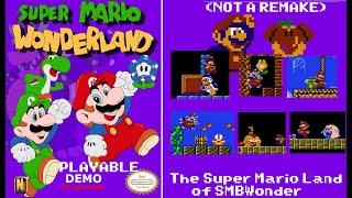 Super Mario Wonderland (NES style based on Super Mario Bros. Wonder) - Nimaginendo Games 2023