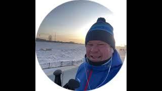 Дмитрий Губерниев рано утром потренировался на набережной Благовещенска