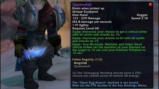 HUGE NEW BALANCE CHANGES FOR PHASE 8 & Work In Progress BIS LISTS - Public Test Realm Rogue Preview