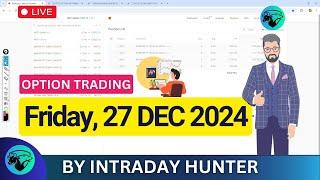 Live Bank Nifty Option Trading  | Intraday Trading by Intraday Hunter