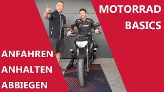 Anfahren, Anhalten und Abbiegen mit dem Motorrad! Motorrad Basics