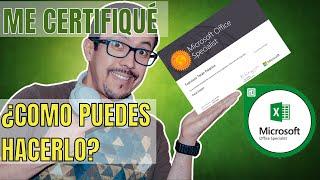 Como obtener una CERTIFICACIÓN en Excel. Microsoft Office Specialist