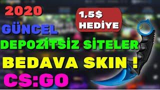 CSGO DEPOSİTSİZ SİTELER 2020 ! CS:GO BEDAVA EŞYA ALMAK | CSGO BEDAVA SKIN | CYBERFRIENDS