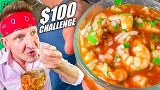 CHEAP Mexican Shrimp Cocktail!! Street Food in Yucatán!!