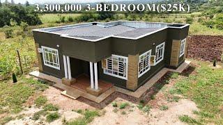 UNBELIEVABLE! Ksh. 3,300,000  Bungalow Built By A 25 -Year Old Kenyan In The Diaspora ️