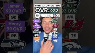 Build a 97+ Team in Madden 25  #nfl #shorts