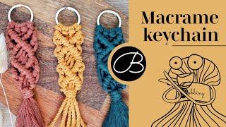 How to: MACRAME KEYCHAIN | DIY | tutorial Bobbiny | PL Sub.