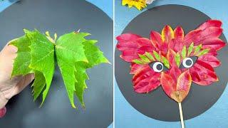 Beautiful Leaf Craft Ideas for Kids | Best Leaf Crafts for Kids and Adults to DIY This Fall