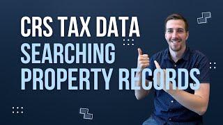 How to Search Property Tax Records with CRS Tax Data