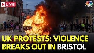 UK Protests LIVE: Far-right Protesters Clash With Police | Bristol Riots LIVE |  Southport | N18G