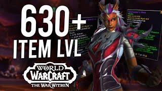 How To Gear Up To 630+ iLvL In Season 1 Of War Within! | World Of Warcraft