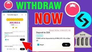 Tomarket Withdraw In Exchange | Toma Token Withdraw Full Process | Tomarket Withdraw In Bank