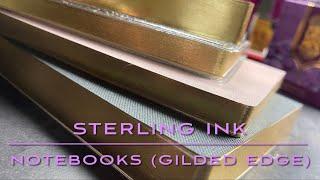 Sterling Ink Gilded Notebooks + Planner Cover Options